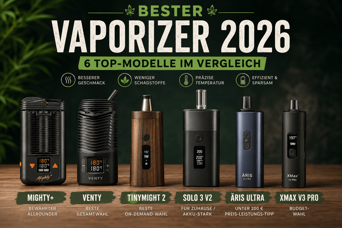 Bester Vaporizer 2026: 6 starke Modelle im Vergleich