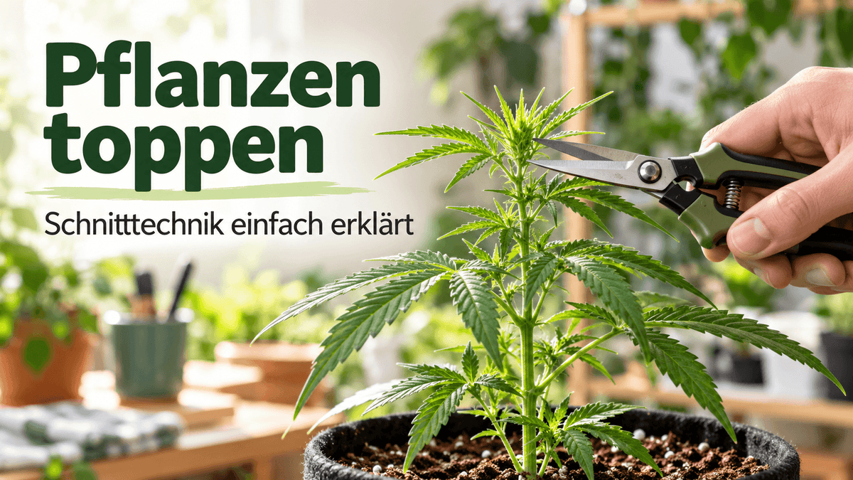 Cannabis toppen: Wann, wo und wie richtig schneiden?