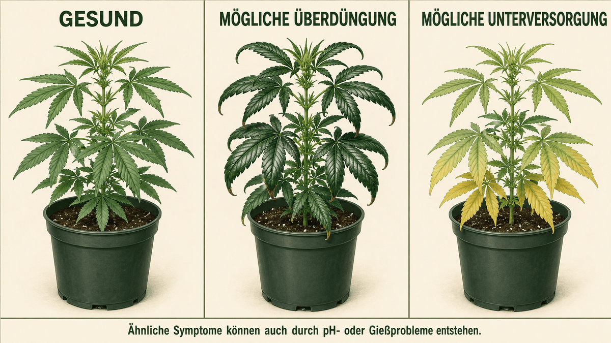 Autoflower düngen: Düngeplan nach Wachstumsphasen