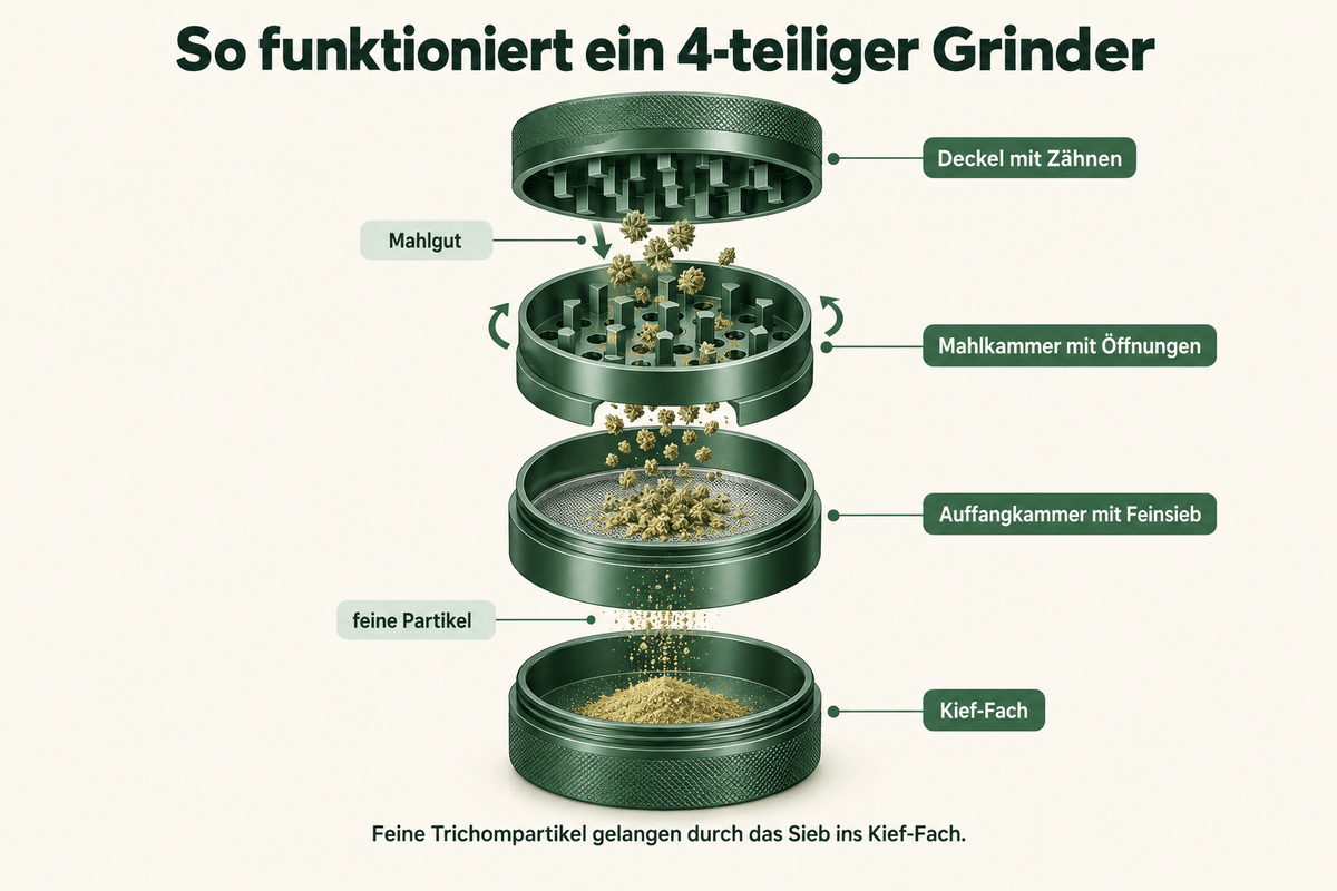 Was ist ein Grinder – und wie benutzt man ihn richtig?