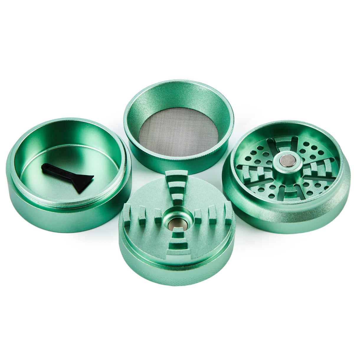 Granny’s Aluminium Grinder 4-teilig – 63 mm - Grannys Weed