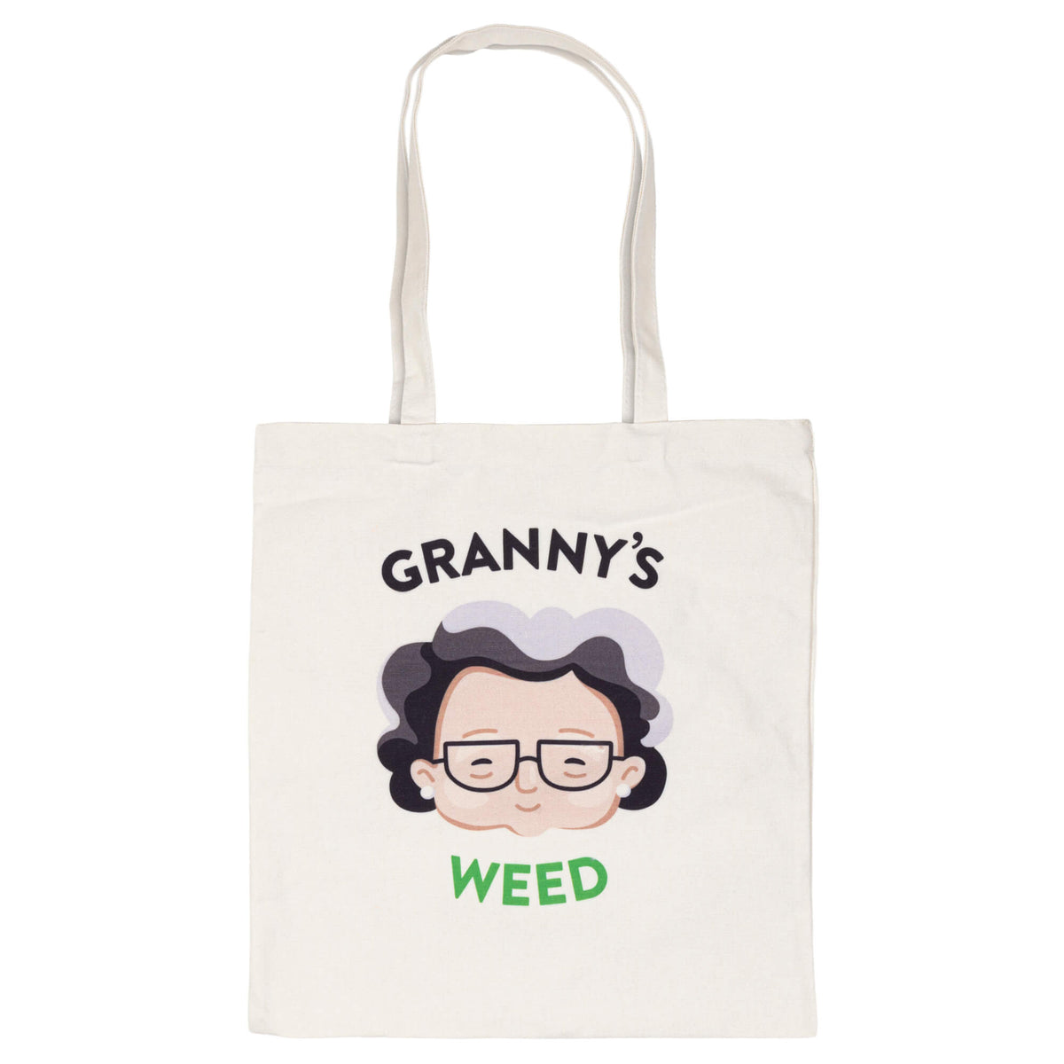 Granny's Baumwolltasche – nachhaltig, robust & mit Liebe gemacht | 2er -Set - Grannys Weed