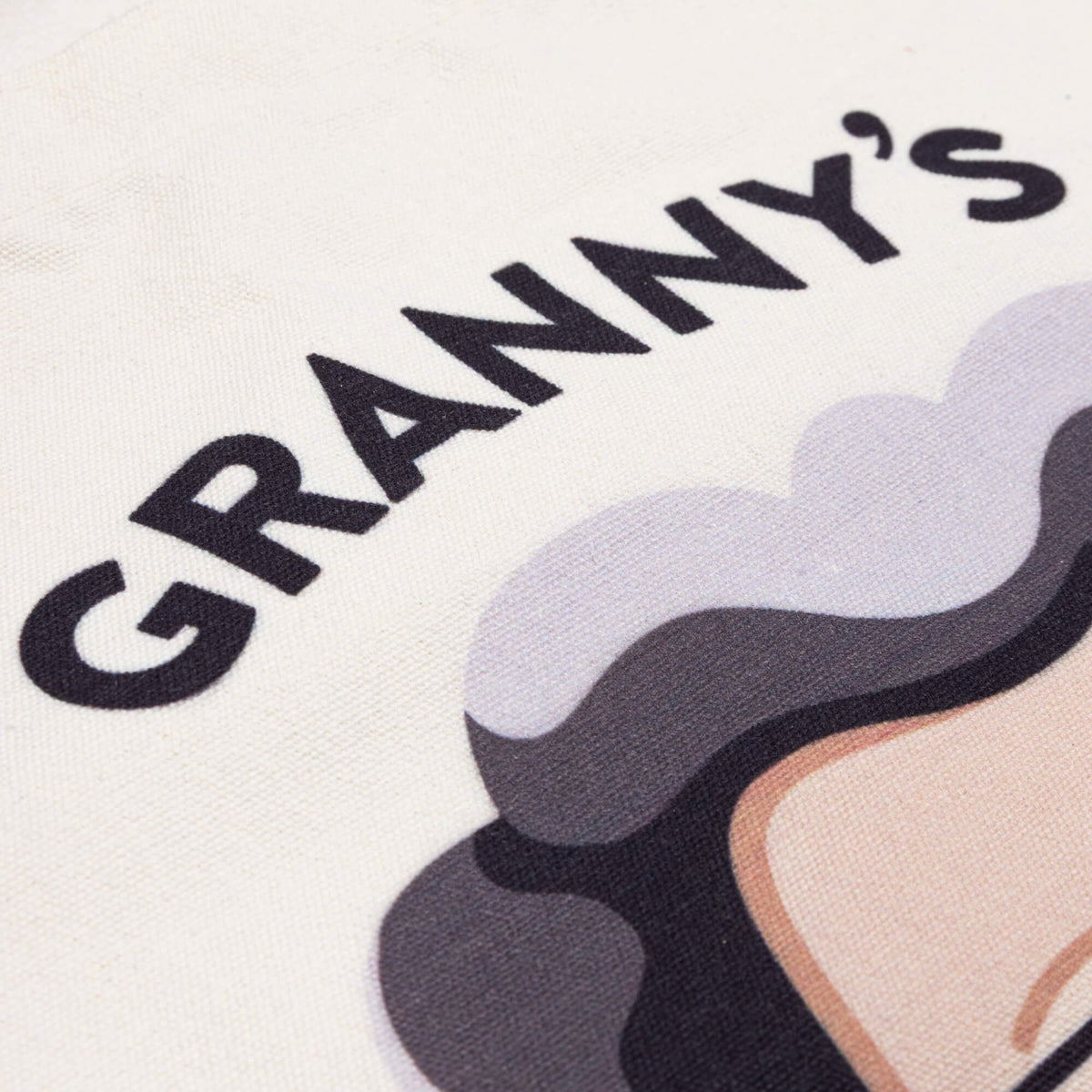 Granny's Baumwolltasche – nachhaltig, robust & mit Liebe gemacht | 2er -Set - Grannys Weed