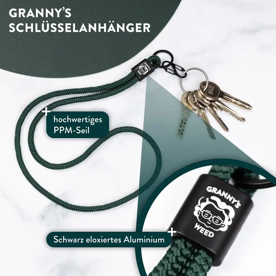 Granny’s Schlüsselanhänger – Fair, Handgemacht in Deutschland - Grannys Weed